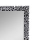 Wall Decor | Wood Backing | Faux Crystals Border | Black & Clear