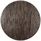 Round Dining Table In Acacia Wood Brown By Casagear Home APF-1468-25