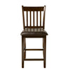 5 Piece Pub Set In Rubberwood With Faux Marble Top
 Brown