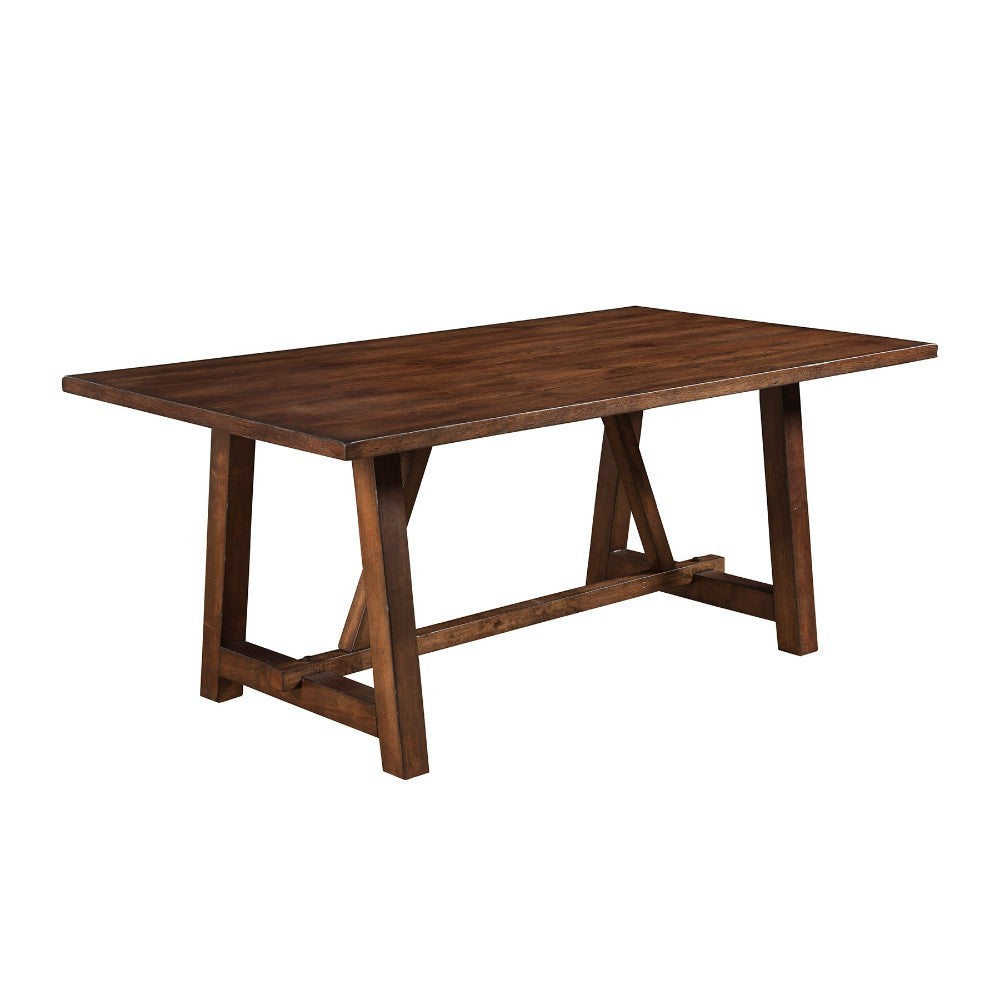 Dining Table | Rectangular | Rubberwood | Quaint Style | Brown