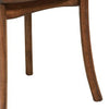 Convenient Metal Accented Side Chairs In Rubberwood Set Of 2 Brown APF-5672-02