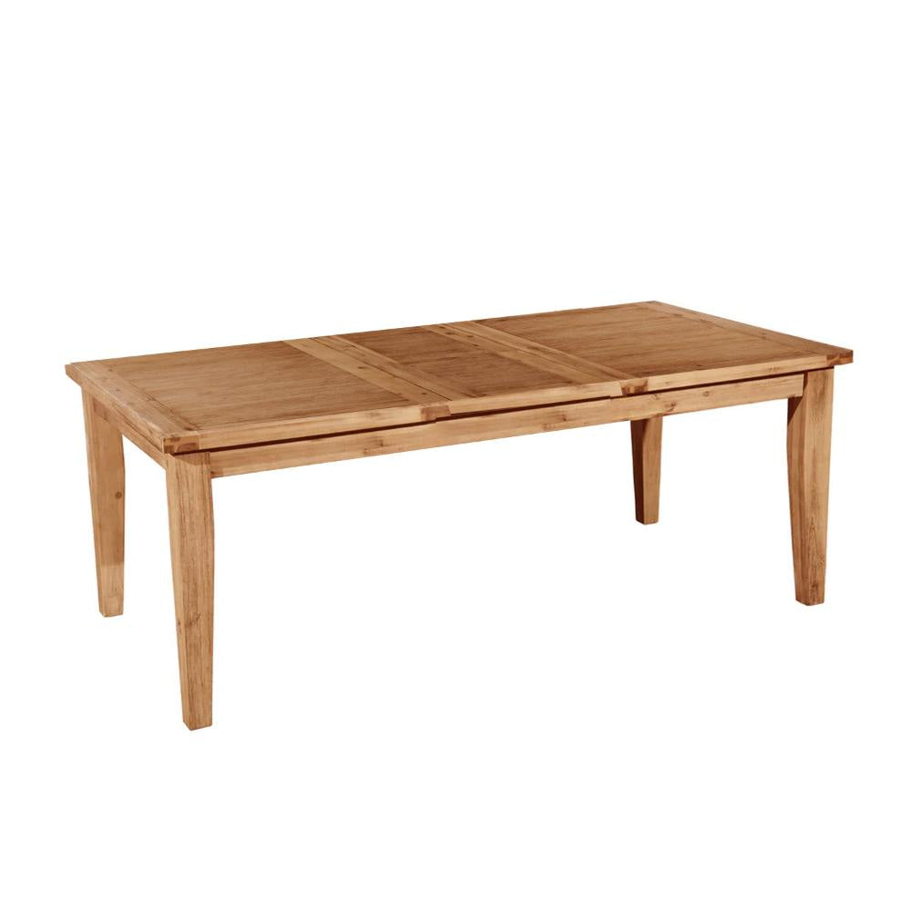 Dining Table | 60-78’’ Extendable Top | Natural Brown Acacia Wood APF-8812-01