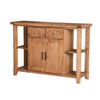 Spacious Wooden Server In Quaint Style With Storage Brown