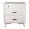 Mahogany Wood Mid Cent. Small Chest, White