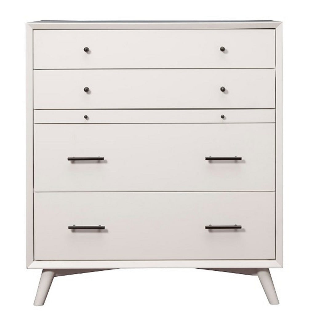Mahogany Wood Multifunctional Chest White By Casagear Home APF-966-W-05