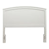 Winning  Mahogany Wood Cal. King Panel Bed, White