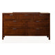 Sprucely Trimmed Select Solids & Veneer Dresser, Brown