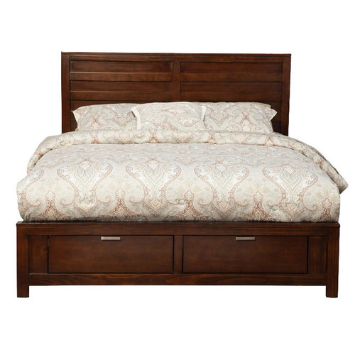 Suave SelectWood Eastern King Storage Bed, Brown