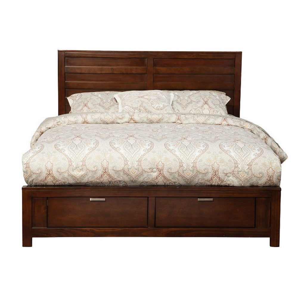 Refined SelectWood Full Size Storage Bed, Brown