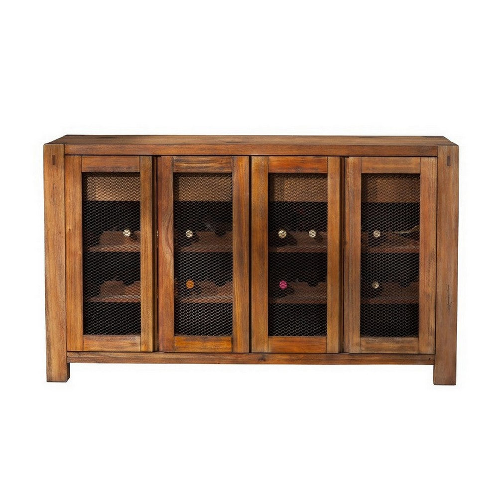Capacious Mahogany Solids & Veneer Sideboard & Console, Brown