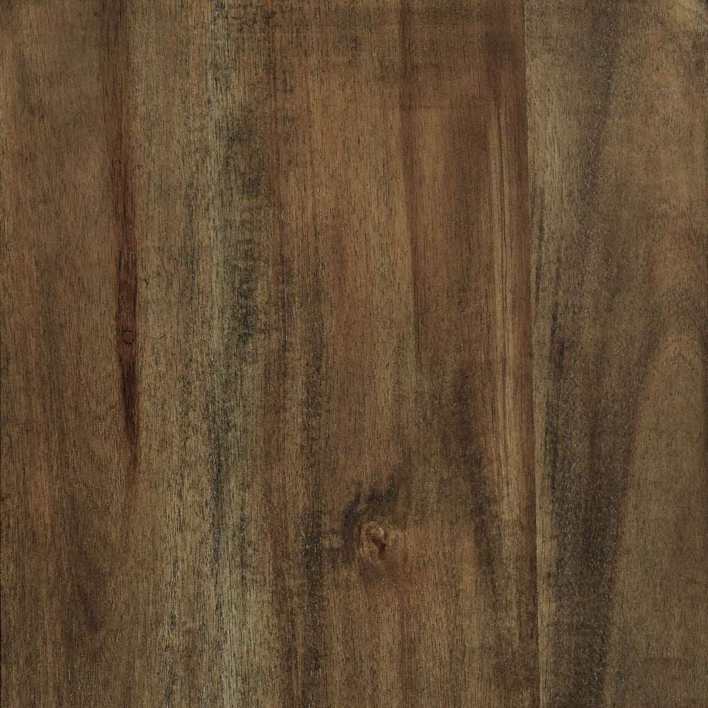 Ashley Rustic Style Acacia Wood Dining Table with Two Separate Extension Leaves Brown AYF-D631-45
