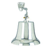 Classic Style Decorative Aluminum Bell With Wall Bracket Silver 30530