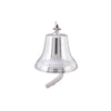 Classic Style Decorative Aluminum Bell With Wall Bracket Silver 30530