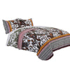 Detroit 3 Piece Queen Size Quilt Set | Tribal Motifs | Multicolor