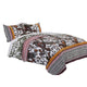 Detroit 3 Piece Queen Size Quilt Set | Tribal Motifs | Multicolor