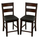 Dickinson II Cottage Counter Height Chair Dark Cherry Finish Set of 2 By The Urban Port BM131200