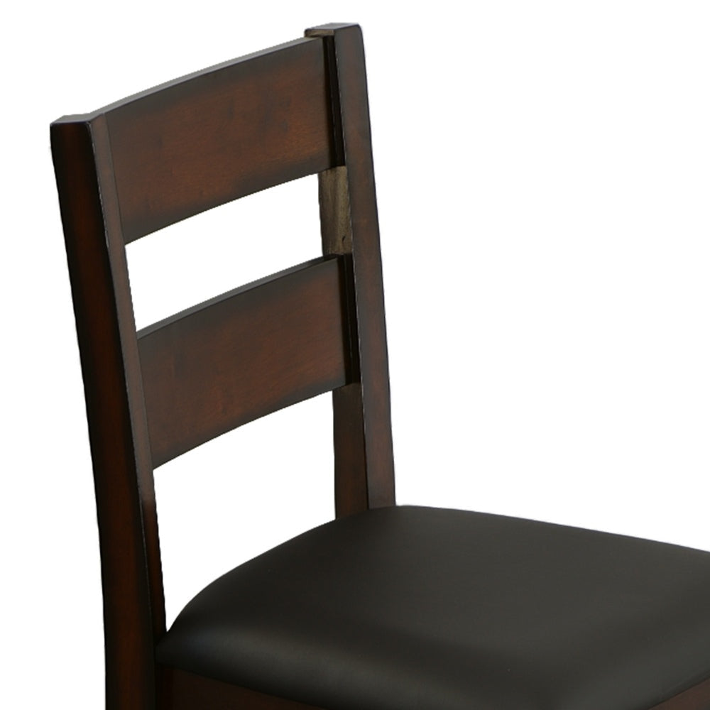 Dickinson II Cottage Counter Height Chair Dark Cherry Finish Set of 2 By The Urban Port BM131200
