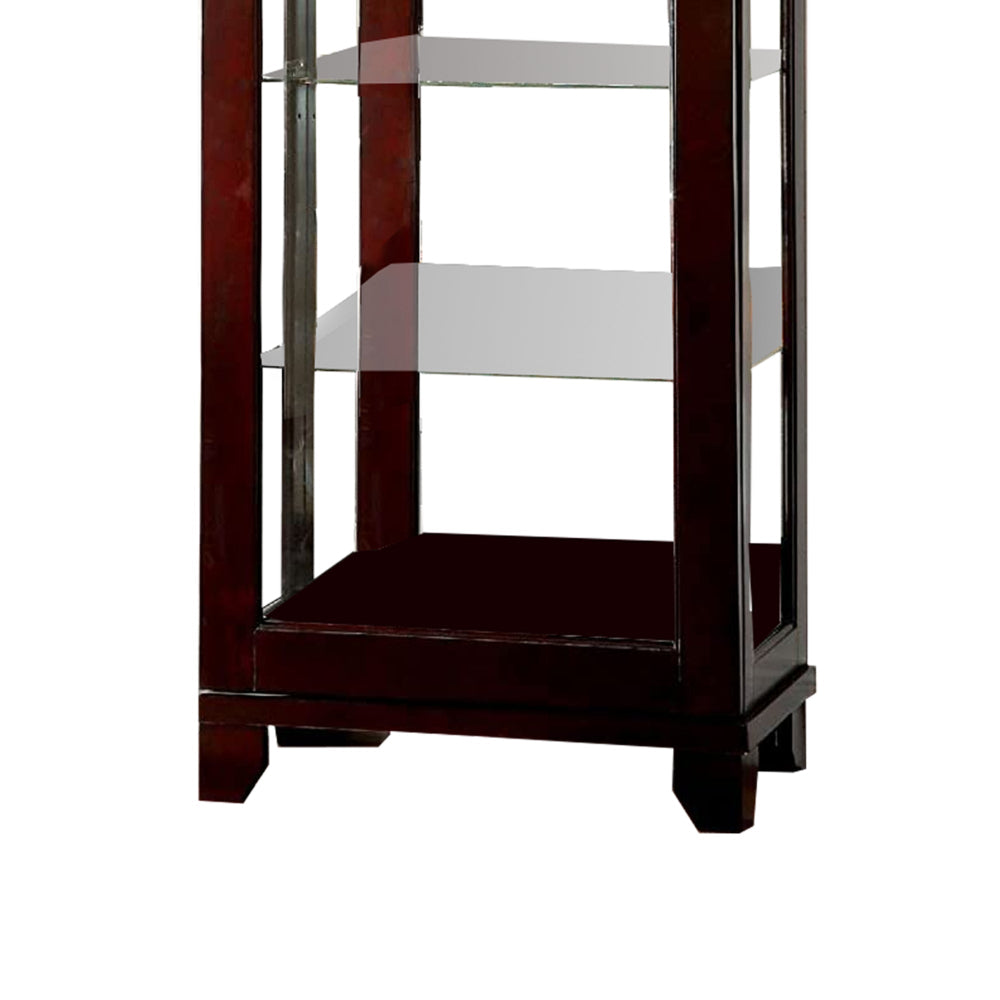 Curio Cabinet | Cappuccino Finish