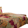 Kamet 3 Piece Full Size Bedspread Set | Floral Prints | Multicolor