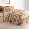 Atlanta 3 Piece Queen Size Quilt Set | Butterfly Print | Multicolor