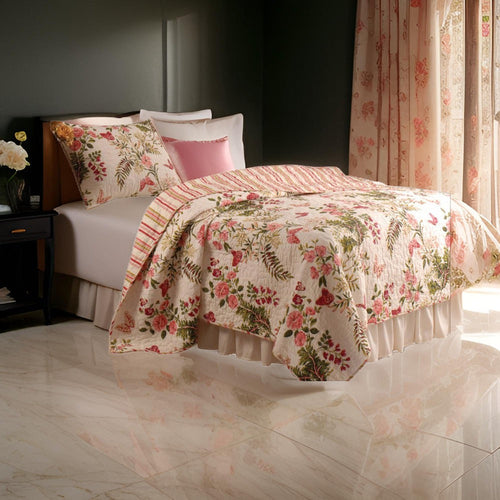 Atlanta 2 Piece Twin Size Quilt Set | Butterfly Prints | Multicolor