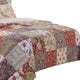 Chicago 5 Piece Queen Size Quilt Set | Jacobean Prints | Multicolor BM14969