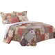 Chicago 5 Piece Queen Size Quilt Set | Jacobean Prints | Multicolor BM14969