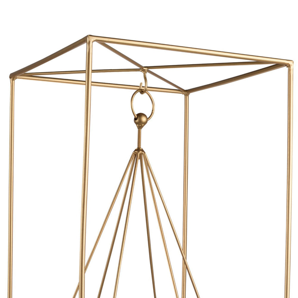 Stately Punctuated Metal Candle Holder By Casagear Home ABH-KIH41164