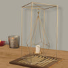 Stately Punctuated Metal Candle Holder By Casagear Home
