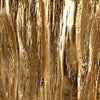 Nature Inspired Tree Trunk Metal Stool, Gold By The Urban port
