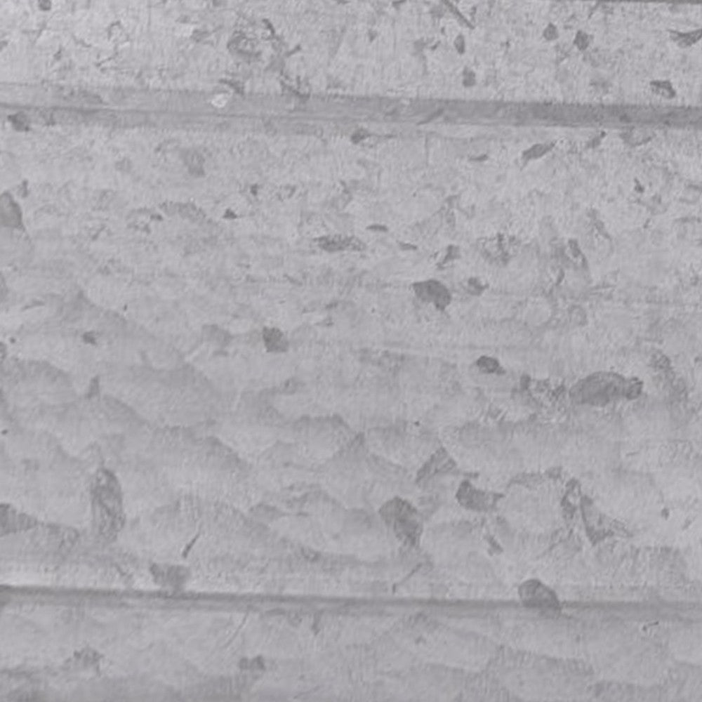 Galvanized Metal Sturdy Carry All Serveware Gray AMC-171102