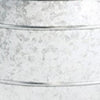 Spacious Galvanized Beverage Tub With Handles, Gray - BM166870