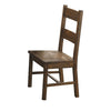 Chambr Armless Wooden Dining Side Chair Rustic Golden Brown Set of 2 - By Casagear Home CCA-107042