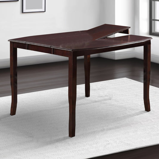 Anticardium Wood Counter Height Extension Table Brown