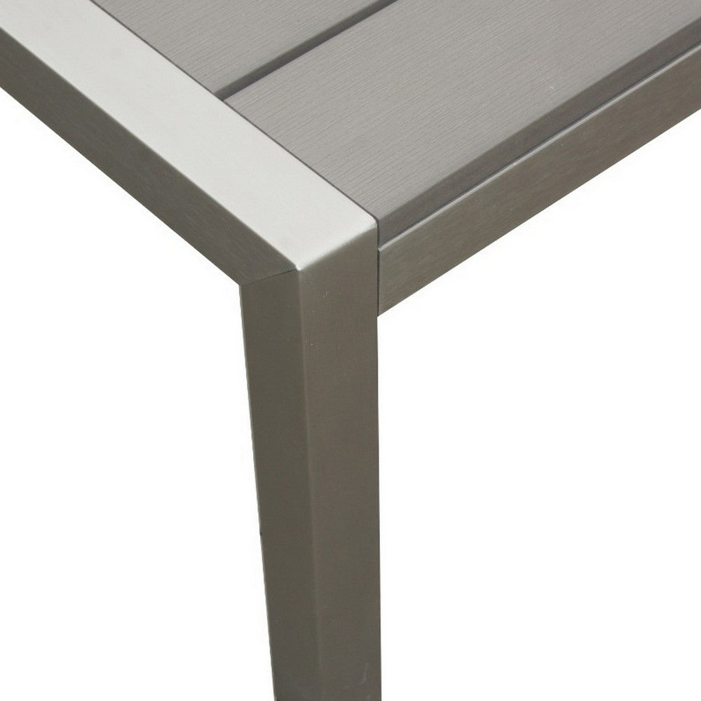 Outdoor Side Table | 16" | Functional & Movable | Gray