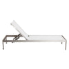 Patio Lounger | Anodized Aluminum | Modern Style | White