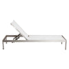 Patio Lounger | Anodized Aluminum | Modern Style | White