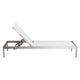 Patio Lounger | Anodized Aluminum | Modern Style | White