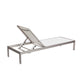 Patio Lounger | Anodized Aluminum | Modern Style | White
