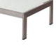 Patio Lounger | Anodized Aluminum | Modern Style | White