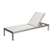 Patio Lounger | Anodized Aluminum | Modern Style | White