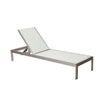 Patio Lounger | Anodized Aluminum | Modern Style | White