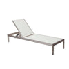 Patio Lounger | Anodized Aluminum | Modern Style | White
