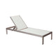 Patio Lounger | Anodized Aluminum | Modern Style | White