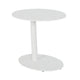Outdoor Side Table | Metal | Oval Top & Base | White