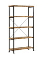 Rustically designed Bookcase With 4 Open Shelves CCA-801542