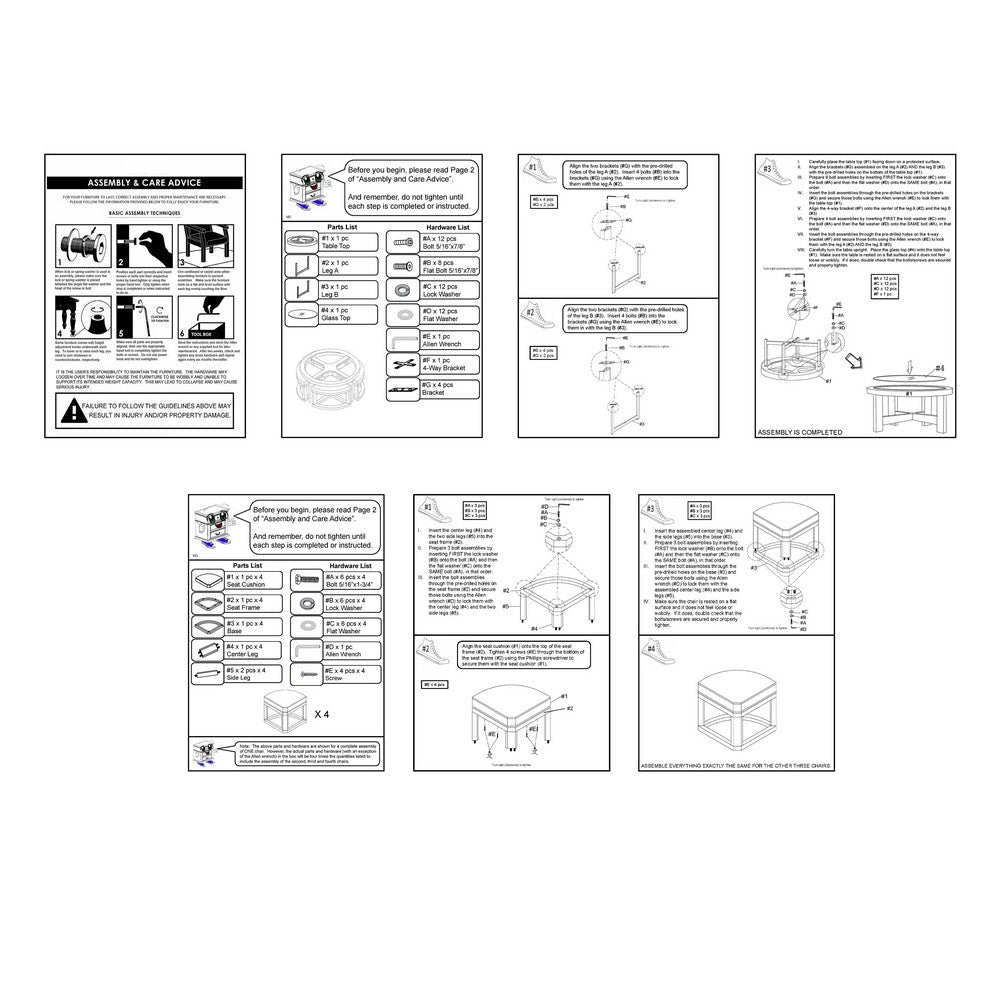 Coffee Table | Round Wood | Wedge Ottoman Storage FOA-CM4321C