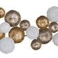 Beautifully Designed Metal Wall Accent, Multicolor By Casagear Home