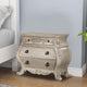 Wynne Nightstand | 3 Drawers | Scrolled Feet | Antique White