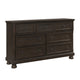 Dressing Table | Transitional Style | Hidden Drawers | Dark Brown